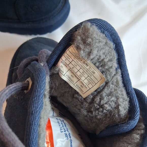 UGG Royal Blue Booties Size 7 (wide) - Picture 6 of 7